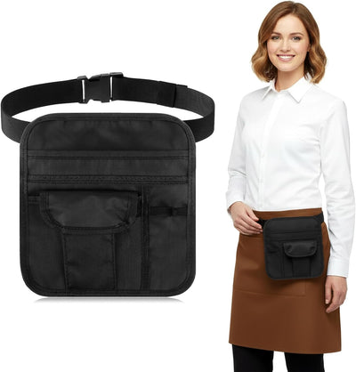 Delantal con bolsillos ajustable para camareros hotel bar