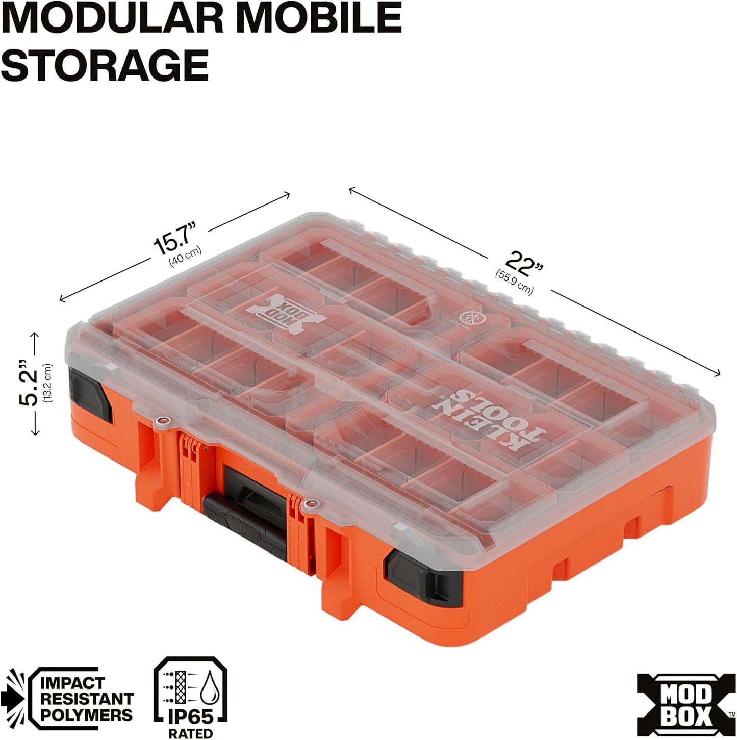 Caja organizadora herramientas 20 compartimentos 9 contenedores