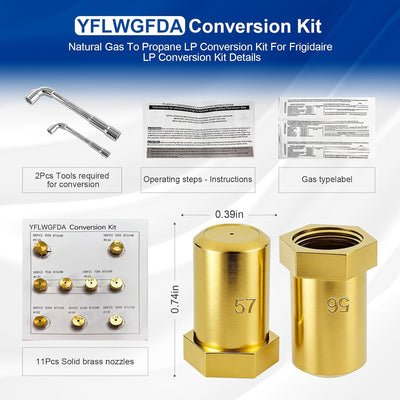 Kit conversión gas natural a propano Frigidaire