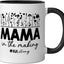 Taza de cerámica para inseminación intrauterina color negro y blanco