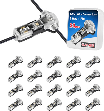 Conector cable bajo voltaje 3 vías para automóvil