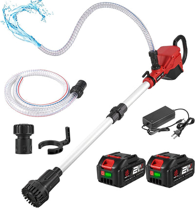 Bomba agua inalámbrica 720 GPH 32 pies 2 baterias 3000 mAh