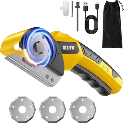 Tijeras eléctricas inalámbricas 3 cuchillas tungsteno batería 2500mAh