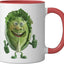 Taza Cerámica Roja/Blanca