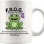 Taza de cerámica con texto «Fully Rely On God», motivacional, regalo para pastor