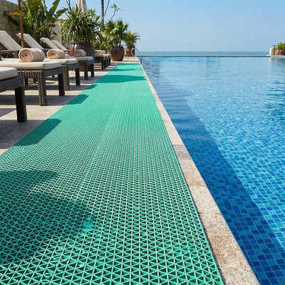 Alfombrillas drenaje antideslizantes PVC 3x5 pulg