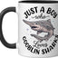 Taza Cerámica Goblinshark Negro/Blanco