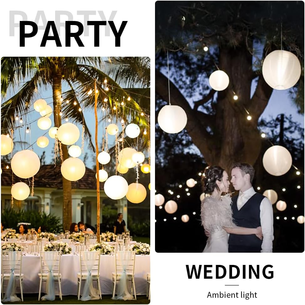 24 Luces LED Mini para Globos Papel Fiesta Boda Halloween