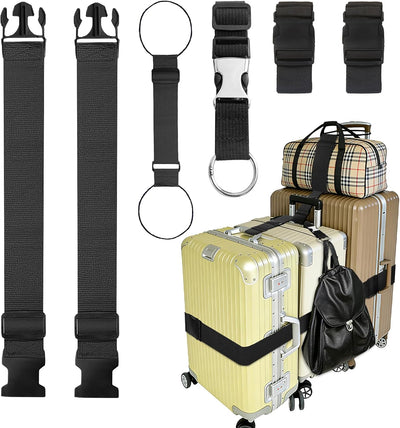 6 Correas Elásticas para Maletas Conecta 3 Equipajes Viaje