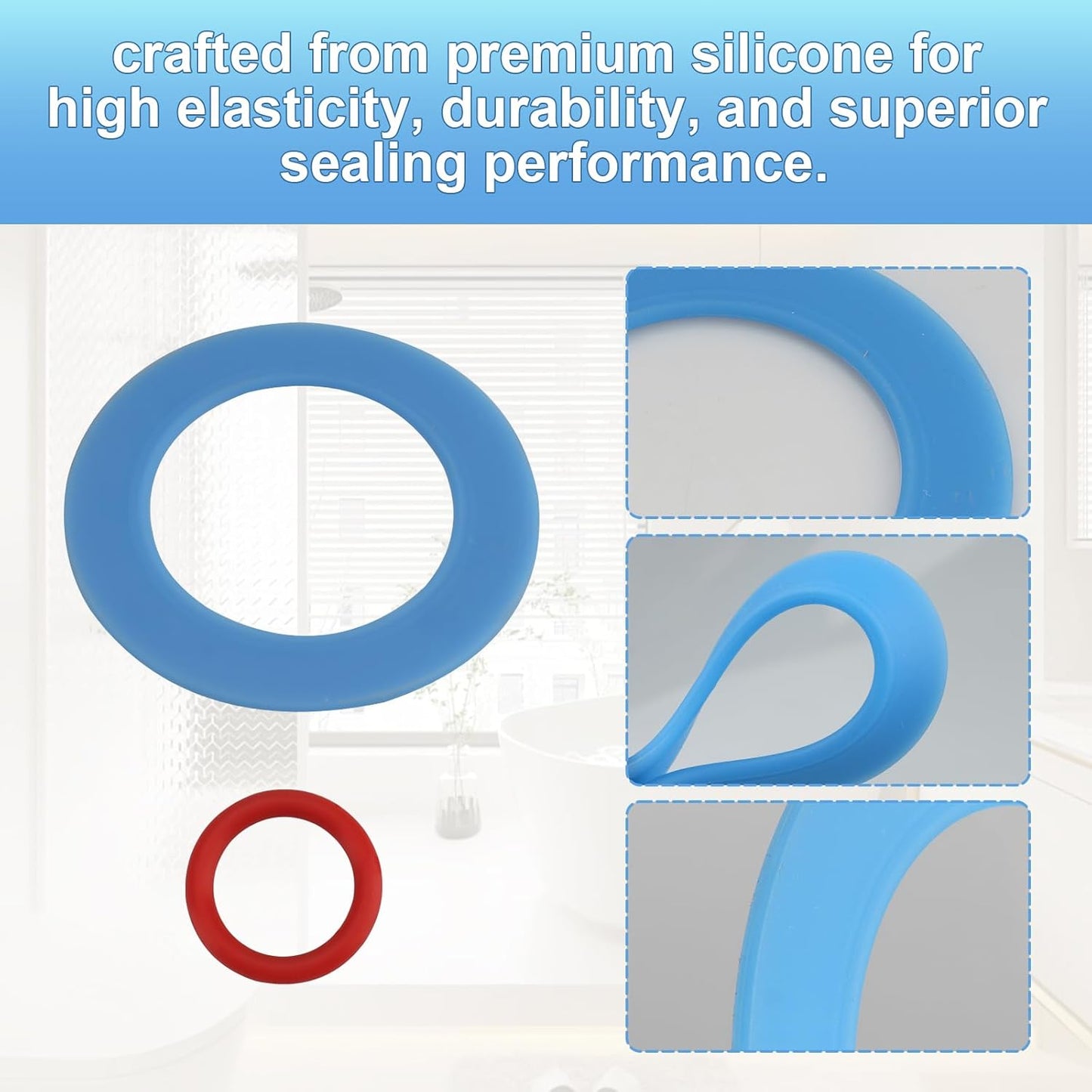 Sello válvula inodoro American Standard 3 Pzas