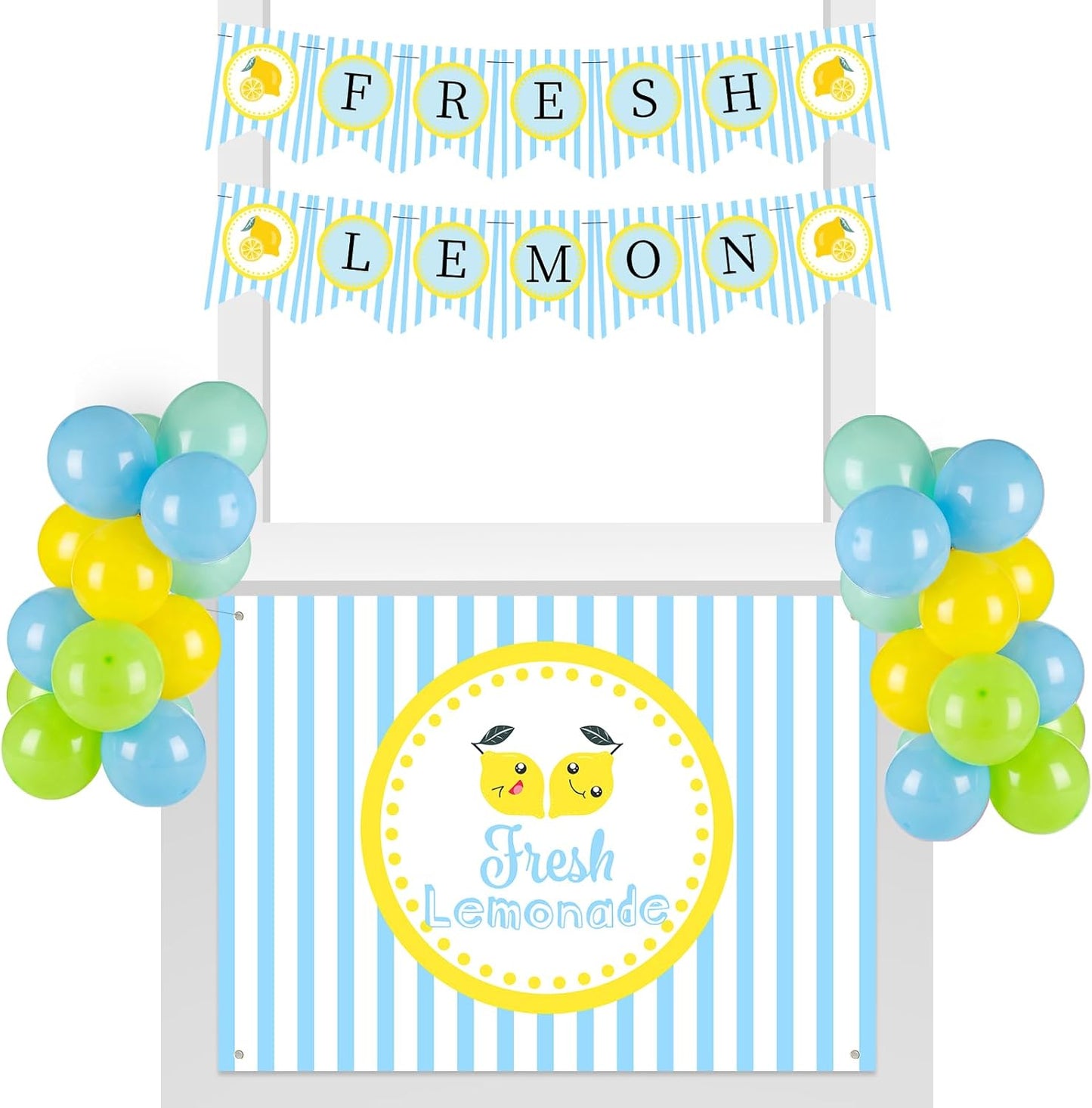 Kit decoración soporte limonada 43 piezas 45 x 31 pulgadas