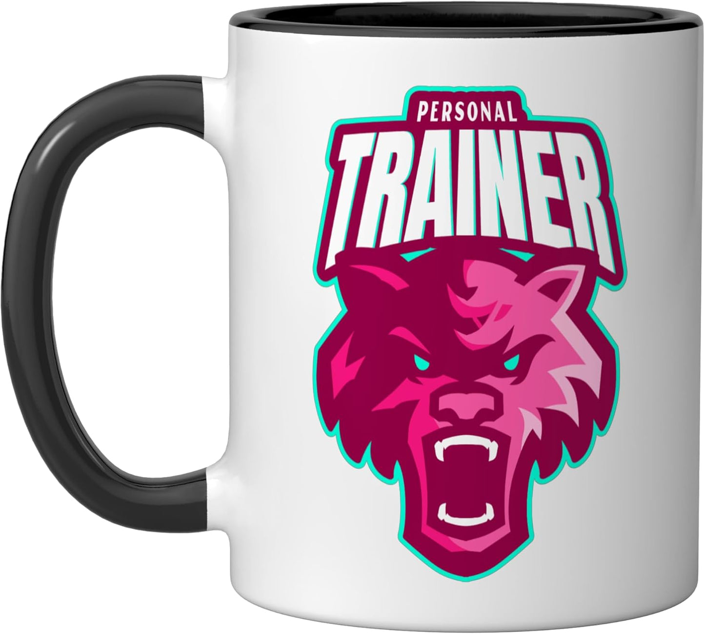 Taza cerámica para entrenador personal con diseño inspirado en la naturaleza