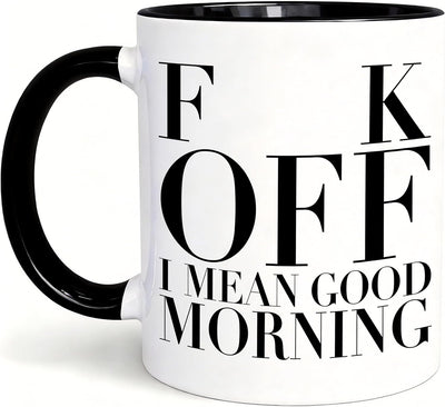 Taza café divertida 11oz doble cara apta lavavajillas