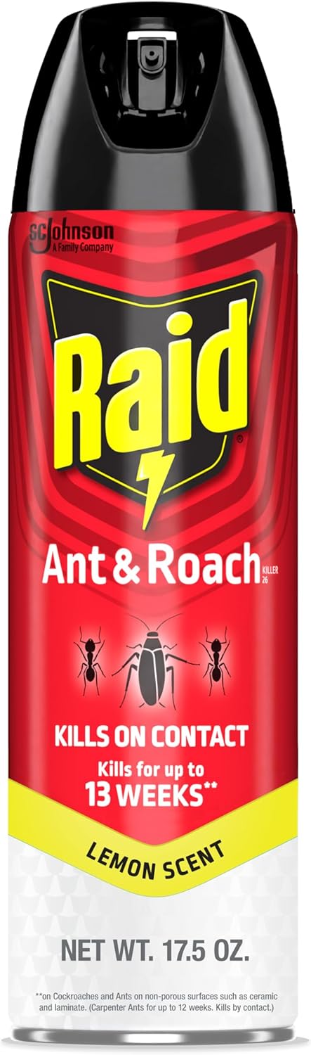 Spray Raid Ant Roach Killer 17.5oz Aroma Limón