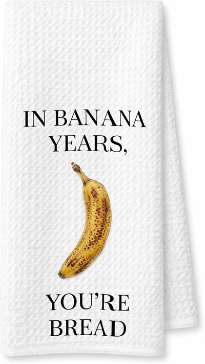 Toalla cocina humor banana 16x24 regalo para panaderos