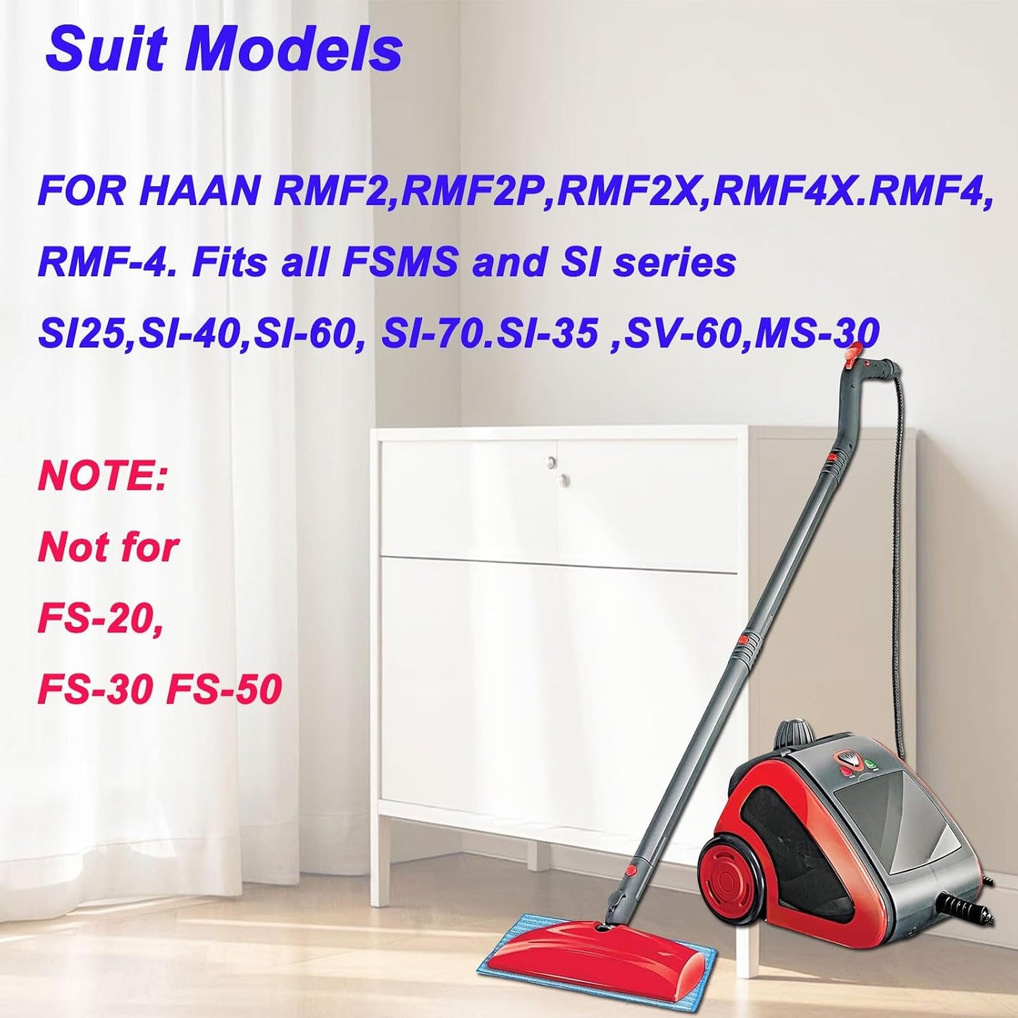 4 Pzas Almohadillas Microfibra para Vapores HAAN FS SI MS