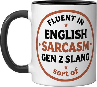 Taza cerámica FluentpulgadaSarcasm para mamá millenial estilo Gen Z