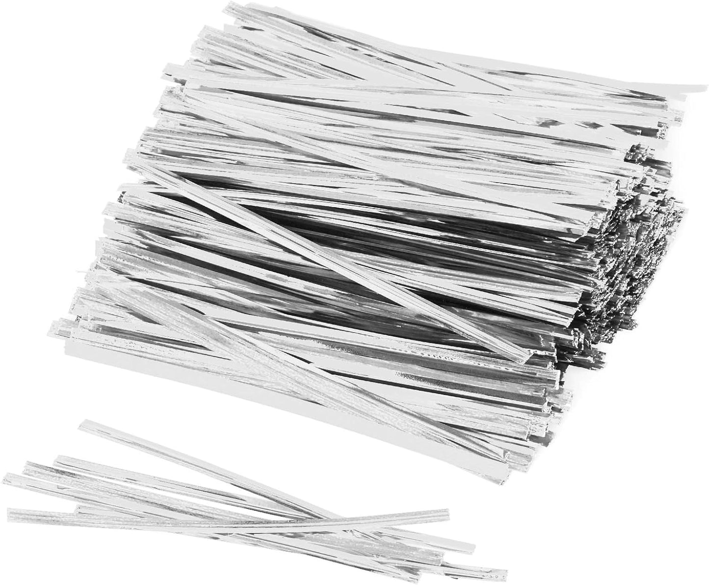 Lazos plástico reutilizables 4pulg 1500pzas color plata
