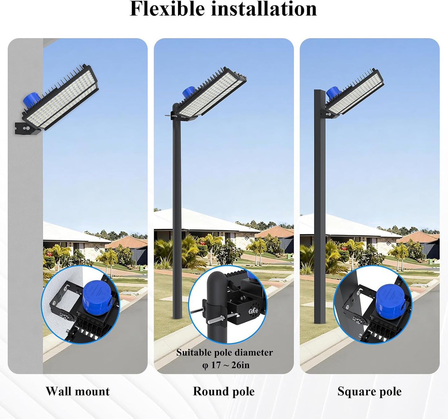Luz LED estadio 100W IP67 paquete 3 luces