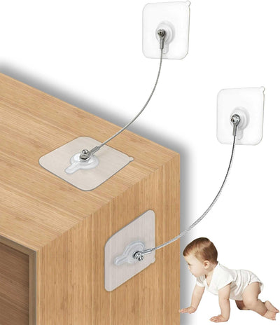 8 Correas Adhesivas Antipuntas para Muebles Bebé TV