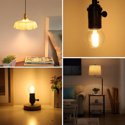 Bombilla LED G16.5 regulable 40W equivalente 4W 2700K paquete 6