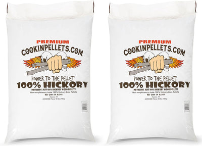 Gránulos madera nogal 40lb para ahumar carne verduras pack 2