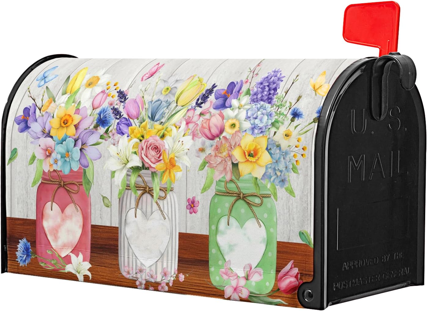 Fundas magnéticas para buzón 18x21pulg diseño mariposa