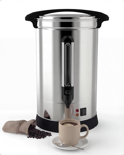 Urna café acero inox 18L dispensador eléctrico 1500W