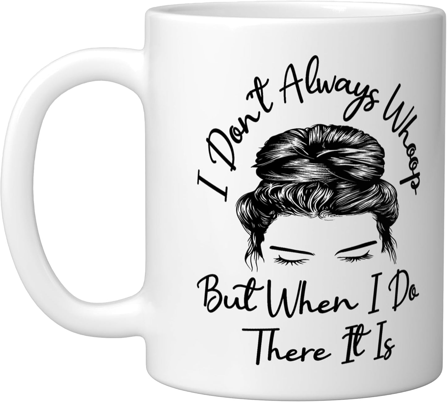 Taza Cerámica para Cabello Desordenado Blanca
