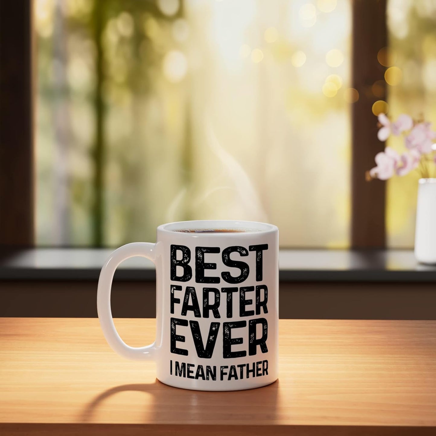 Taza Cerámica Padre Día del Padre Humorística Blanca