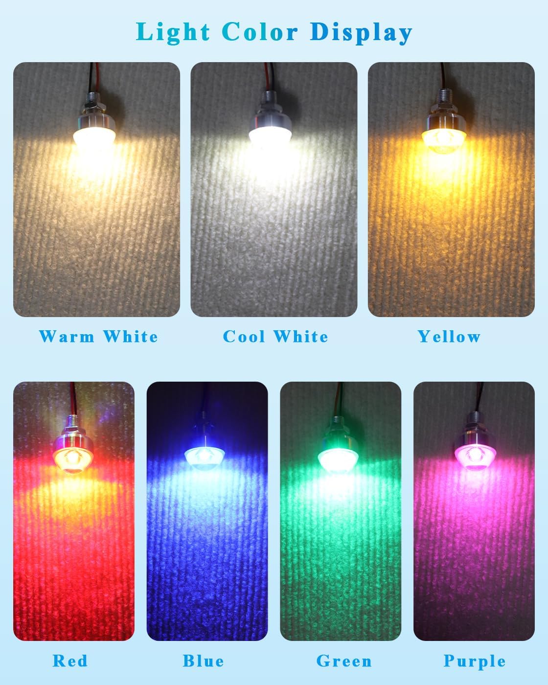 Lámpara LED USB regulable 1W con cable 5.4pies