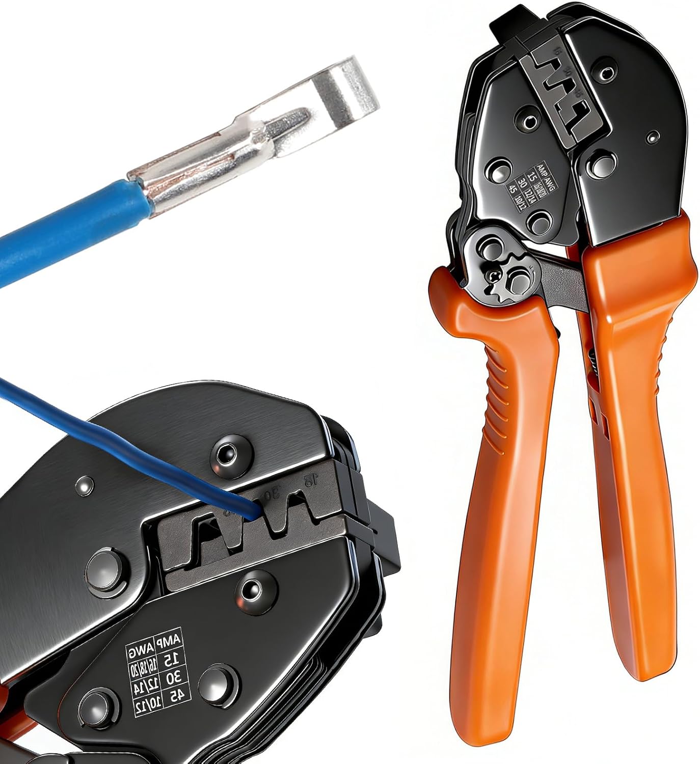 Conectores CC 15/30/45A AWG10-20 con aislamiento
