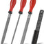 Set 4 Pzas Raspones Madera 8pulg Acero Carbono con cepillo