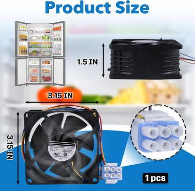 Repuesto motor ventilador evaporador WR60X26866 para GE