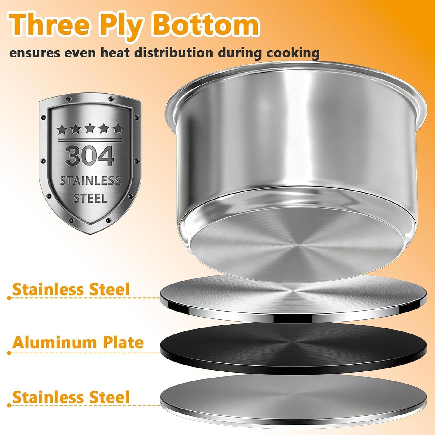Repuesto olla interior acero inox Ninja 8qt