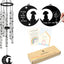 Campanillas viento conmemorativas perros 28pulg colgante lunar