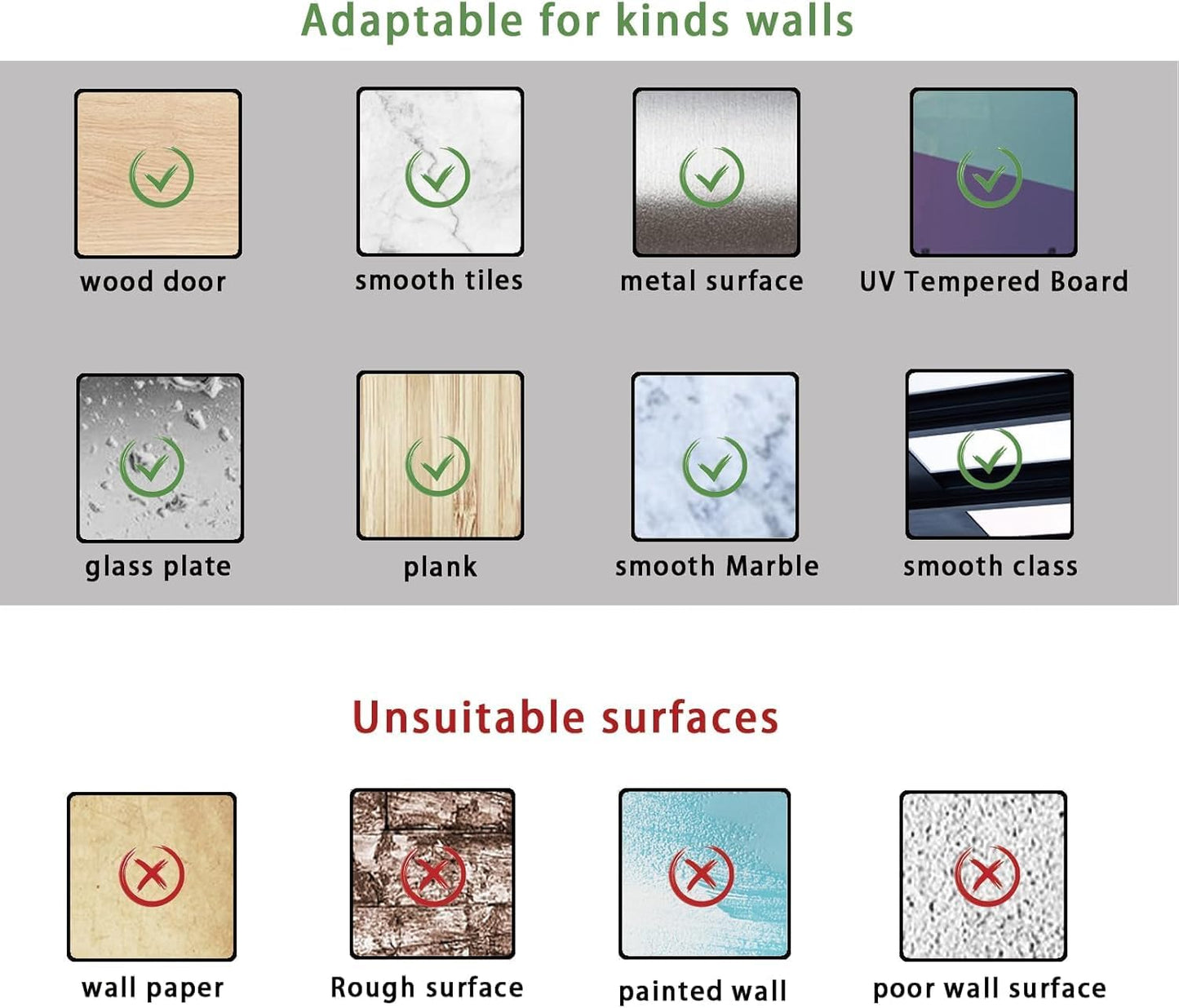 Ganchos adhesivos reutilizables 30uds 22lb para cocina baño