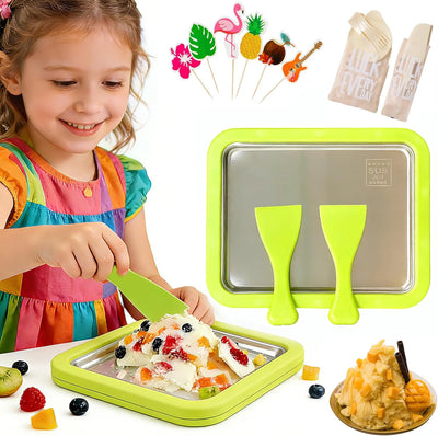 Máquina helado enrollado sin electricidad acero inox 304