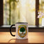 Taza cerámica Clan Anderson Scottish Crest negra/blanca