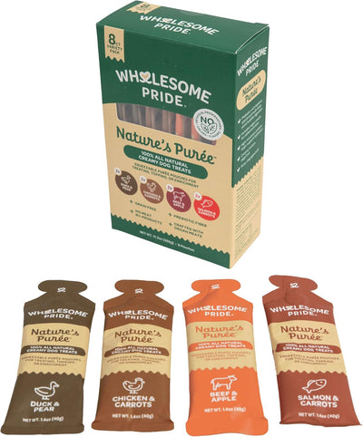 Golosinas cremosas para perros exprimibles 1.4oz 8uds 4sabores
