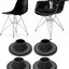 Almohadillas repuesto silla paquete 4 comp Eames