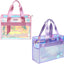 2 Pzas Bolsas Playa 26L Púrpura y Rosa Impermeables