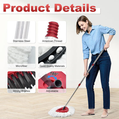 Repuesto cabezal trapeador Ocedar EasyWring 30-59pulg microfibra