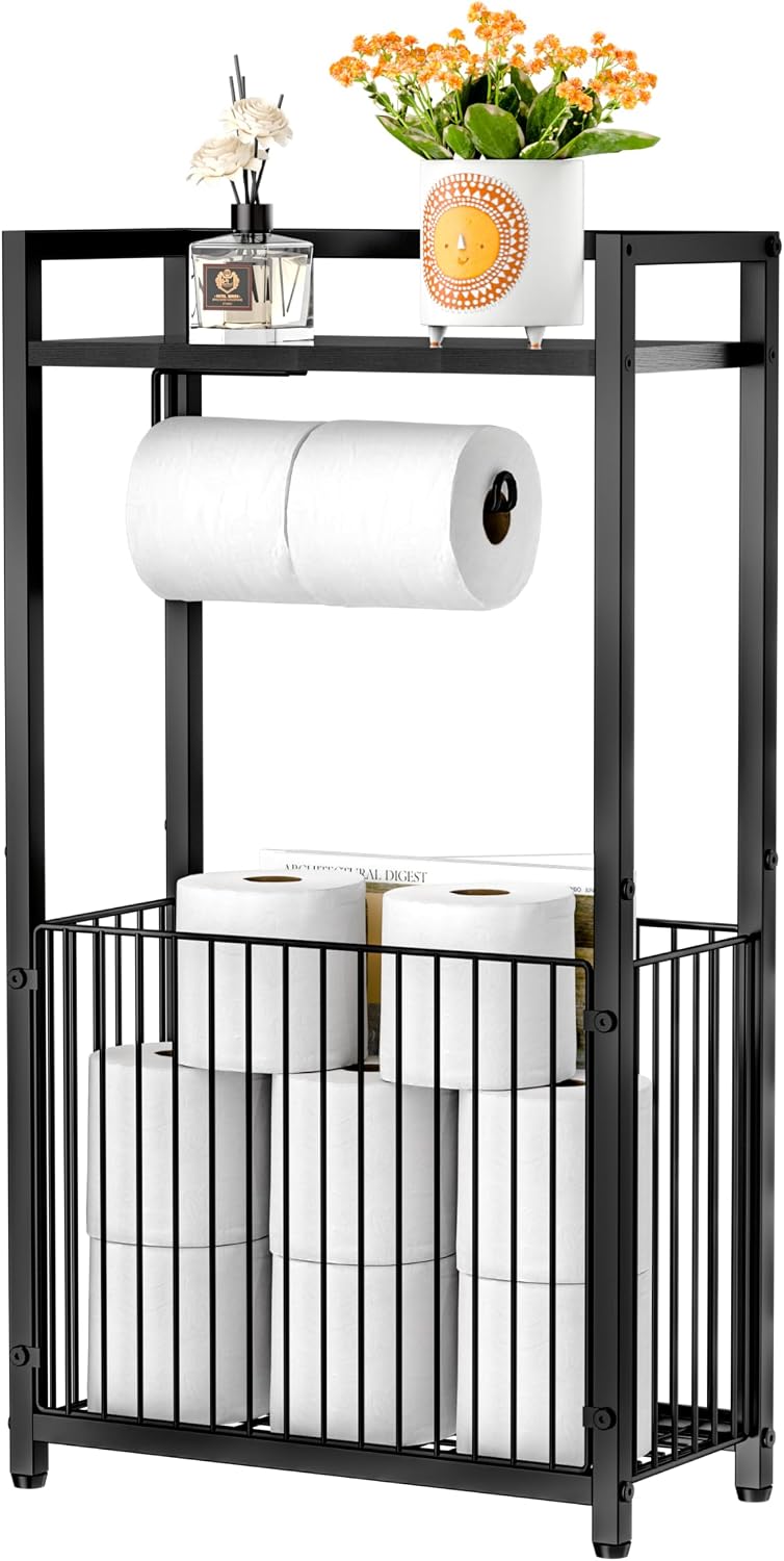 Soporte papel higiénico estante múltiples rollos teléfono