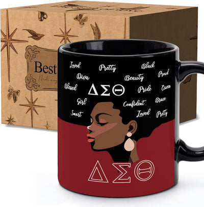 Taza de café para hermanas griegas mujer 11 oz regalo inspirador