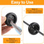 6 Ojales Goma 1-1/2pulg Con Tapones