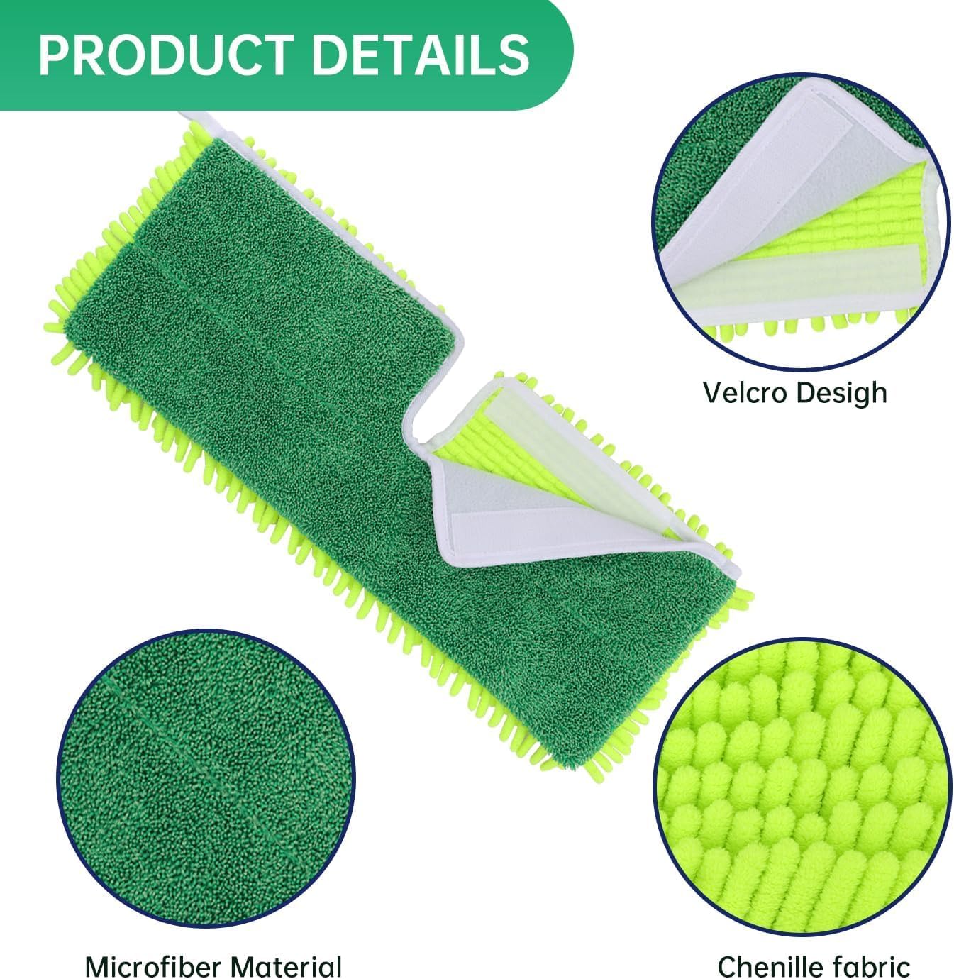 Almohadilla trapeador 18pulg microfibra doble cara para mopa Libman