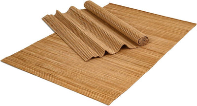 Mantel individual de bambú japonés chino resistente al calor y lavable