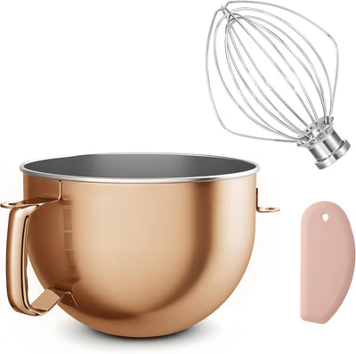 Tazón acero inox 6qt cobre comp Kitchenaid KP26 KB26