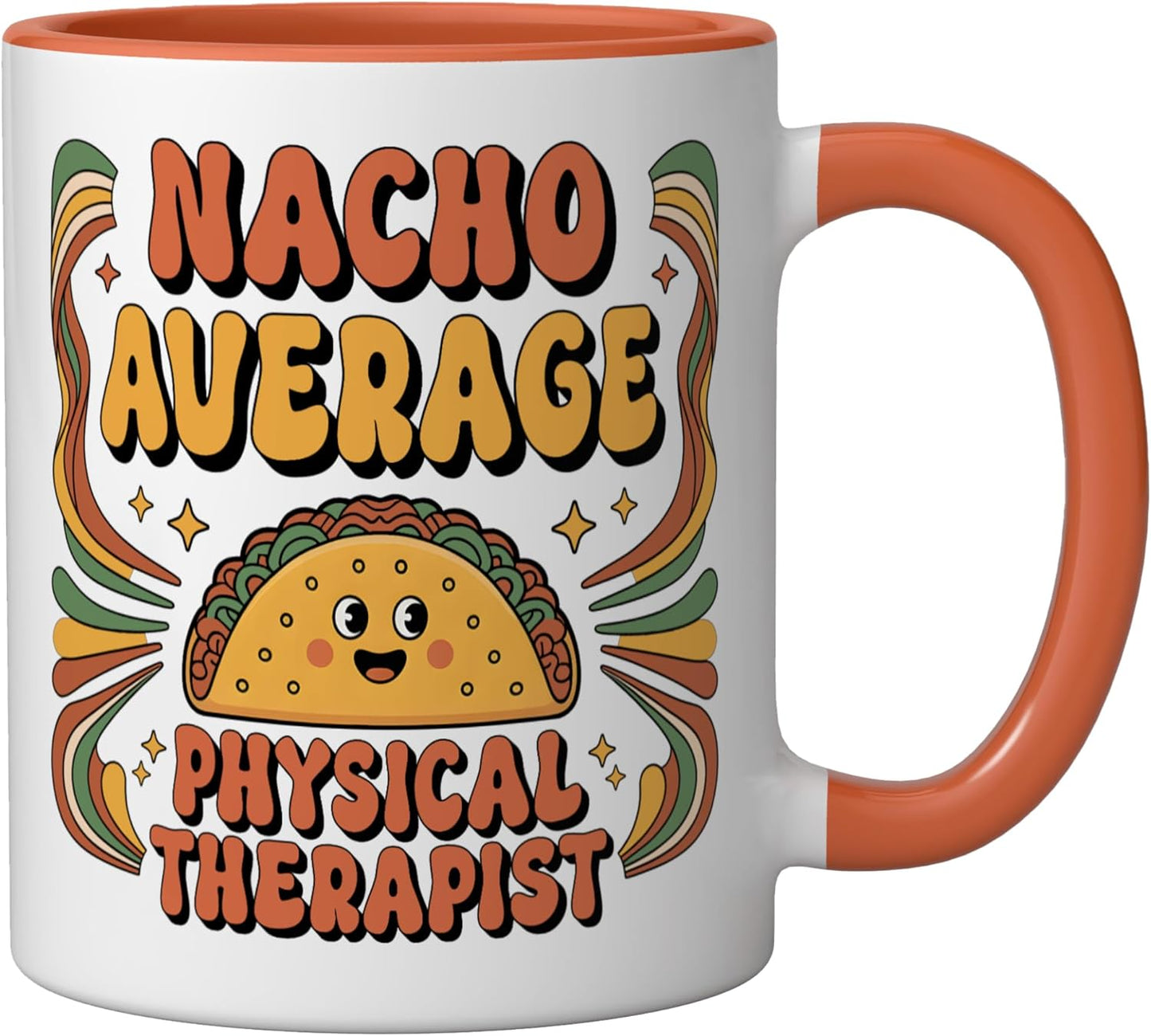 Taza Cerámica Fiesta Cinco De Mayo Naranja/Blanca